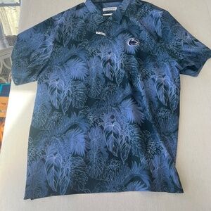 Tommy Bahama Penn State Coast Luminescent Fronds IslandZone Shirt XXL